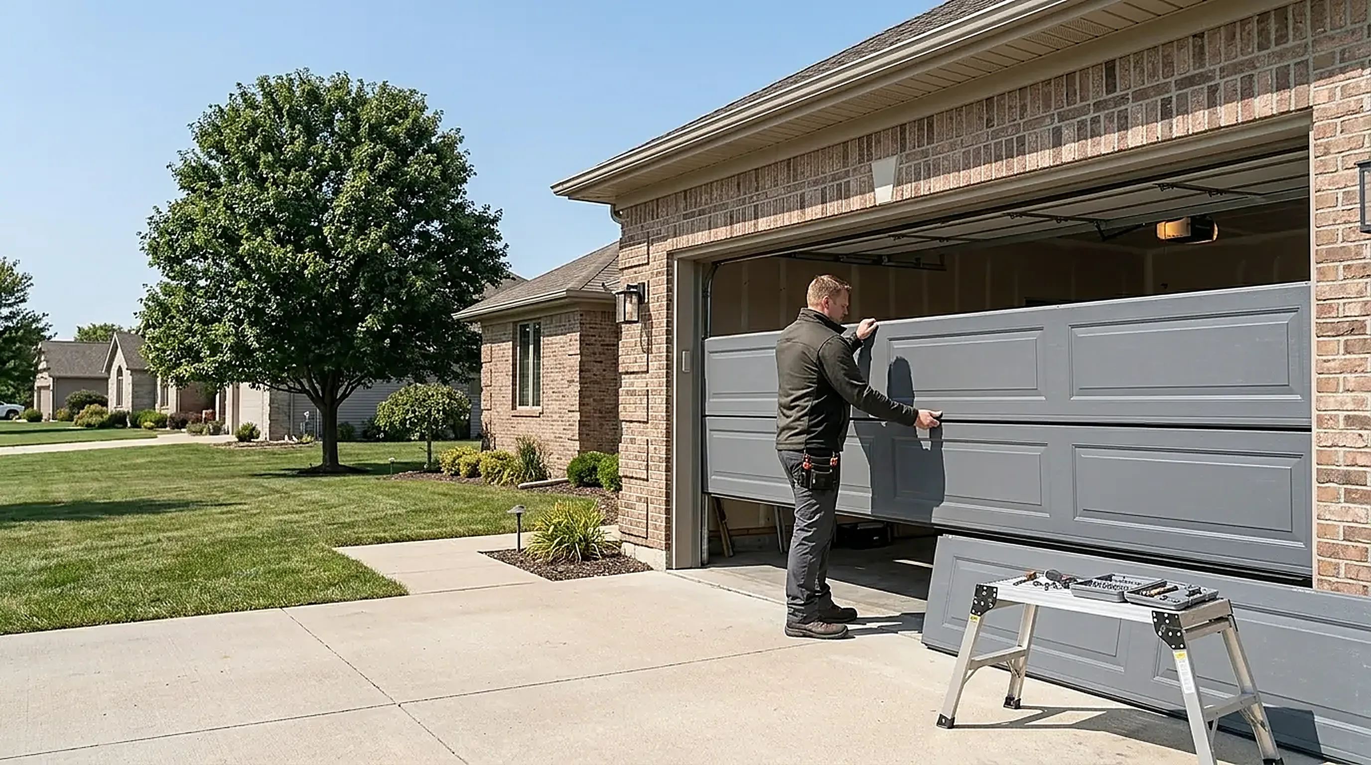 Garage door service in Rocklin, CA