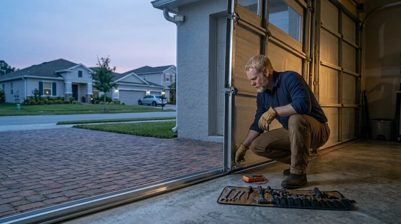 Garage door service in Rocklin, CA