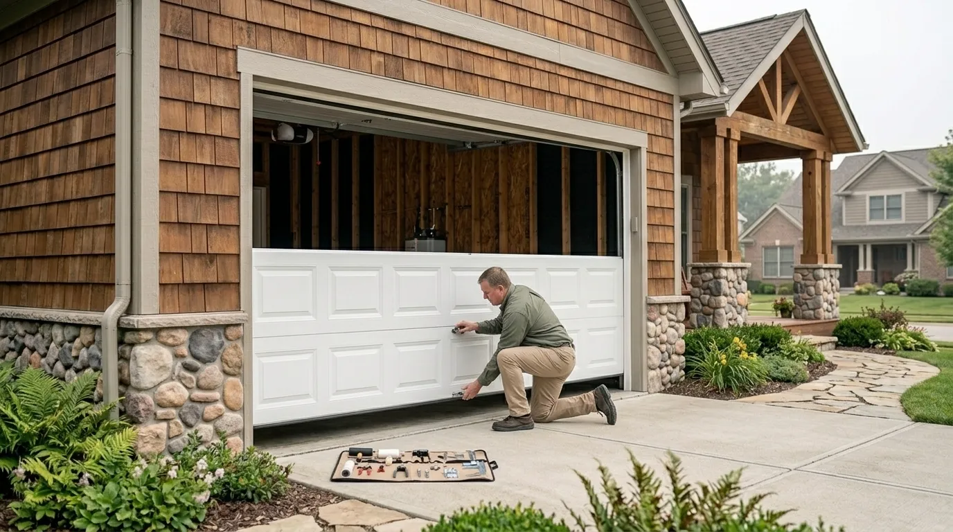 Garage door service in Rocklin, CA