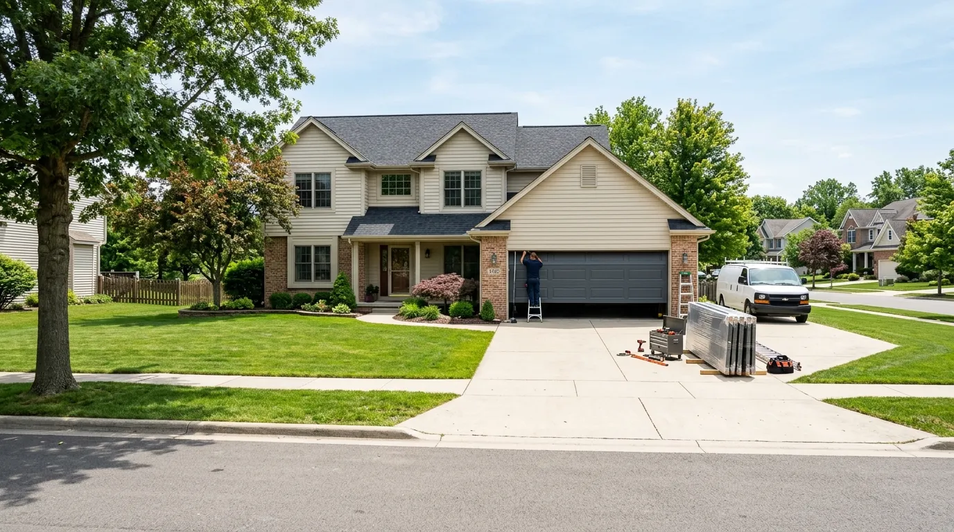 Garage door service in Rocklin, CA