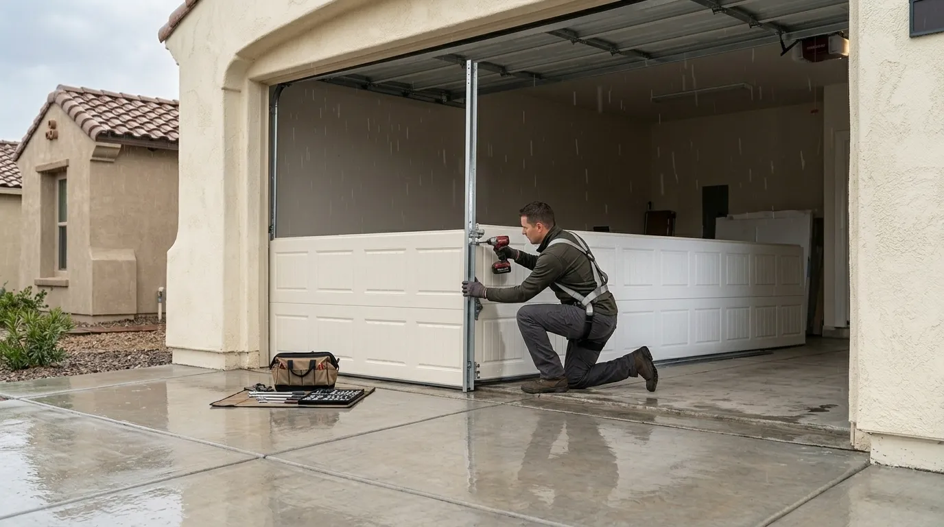 Garage door service in Rocklin, CA