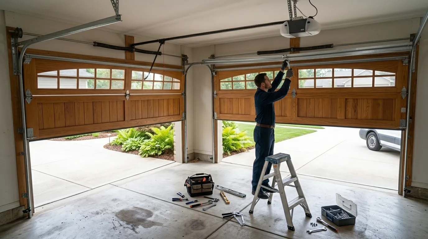 Garage door service in Rocklin, CA