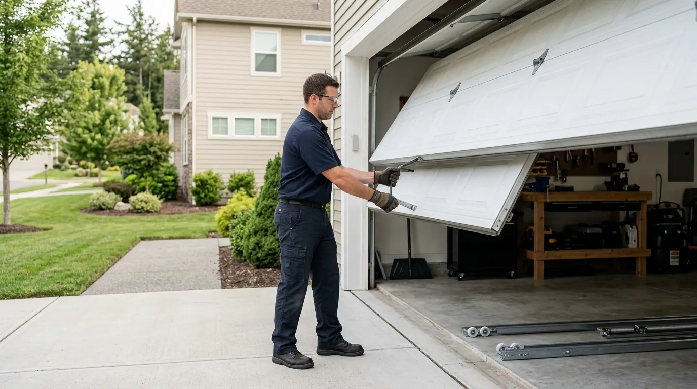 Garage door service in Rocklin, CA