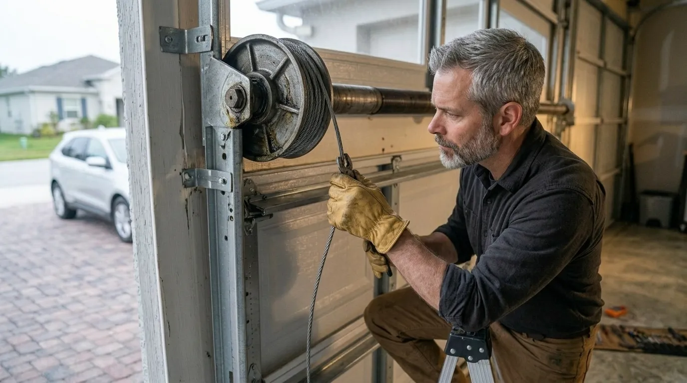 Garage door service in Rocklin, CA